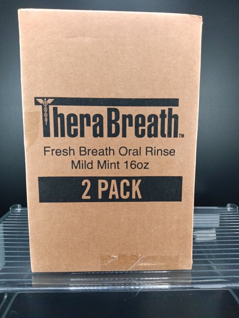 TheraBreath Fresh Breath Oral Rinse Mild Mint 16oz 2 Pack